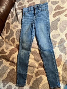 American Eagle Outfitters Skinny Blue Stretch Jeans